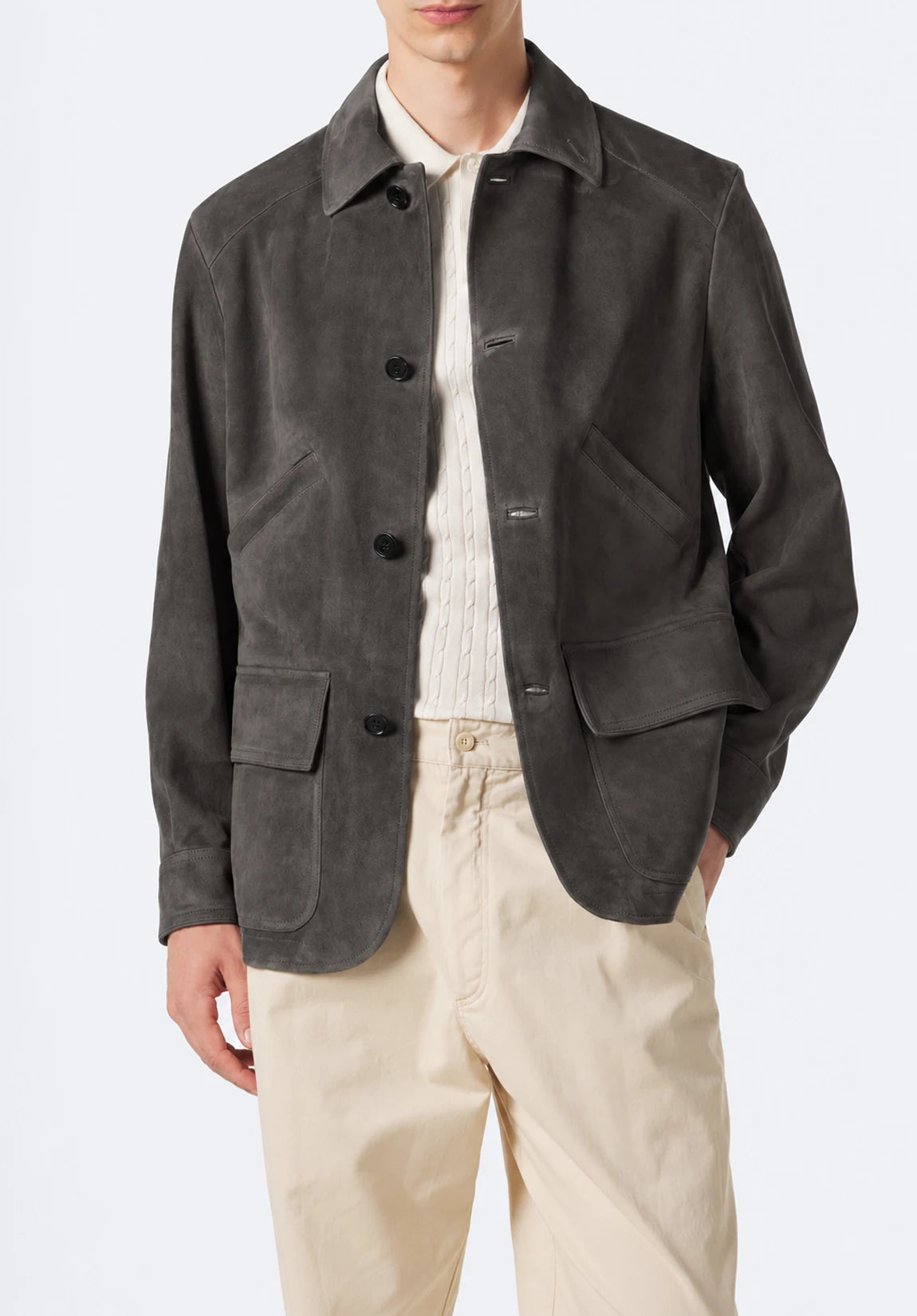 Men's suede jacket