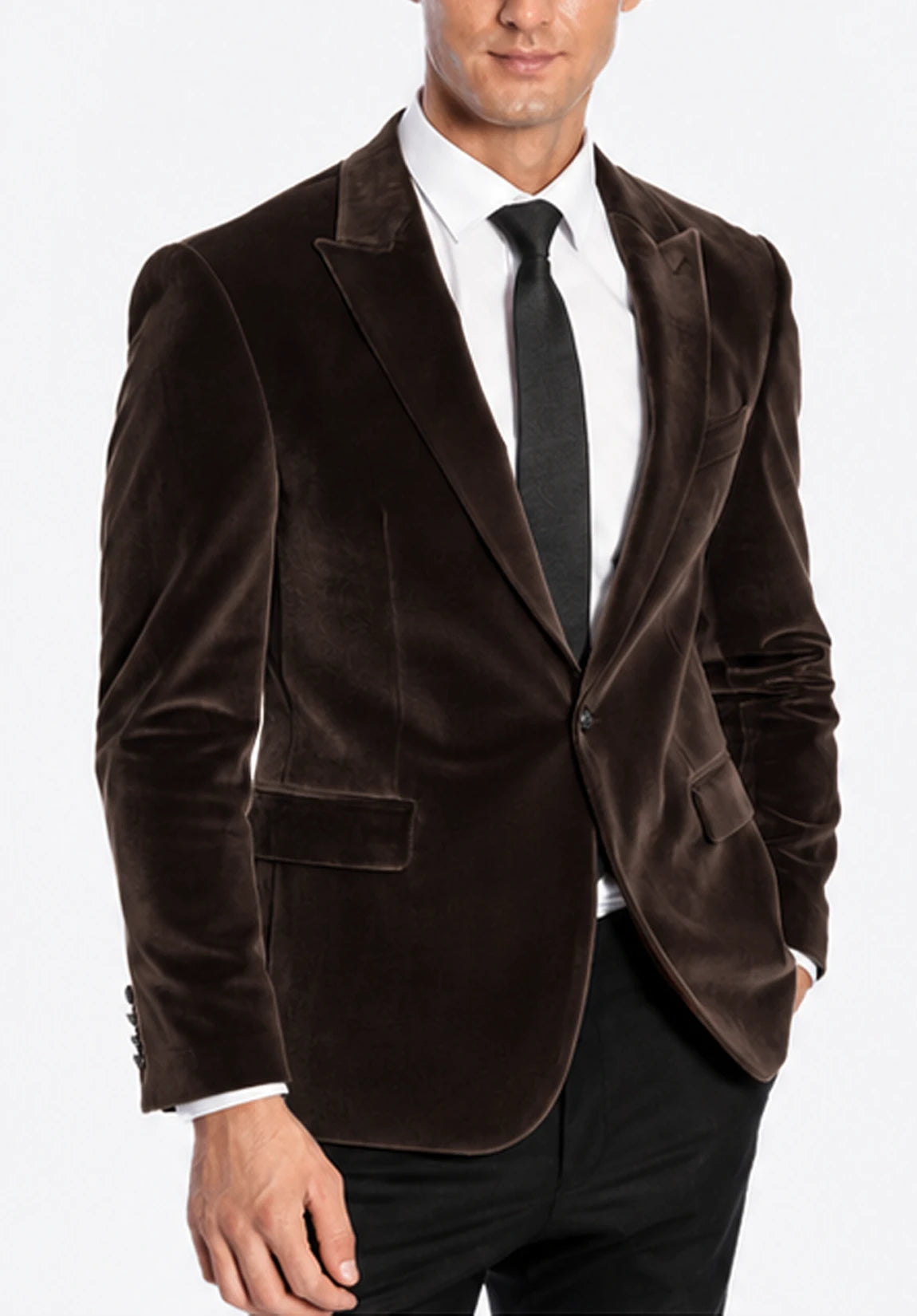 Men's velvet jacket