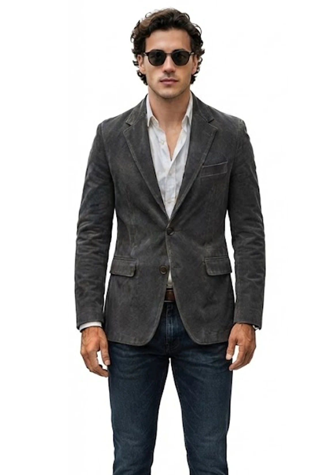 Men's suede jacket