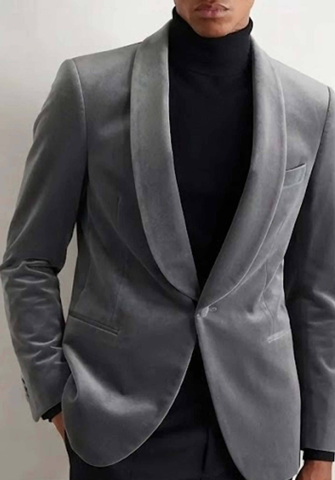 Men's velvet jacket