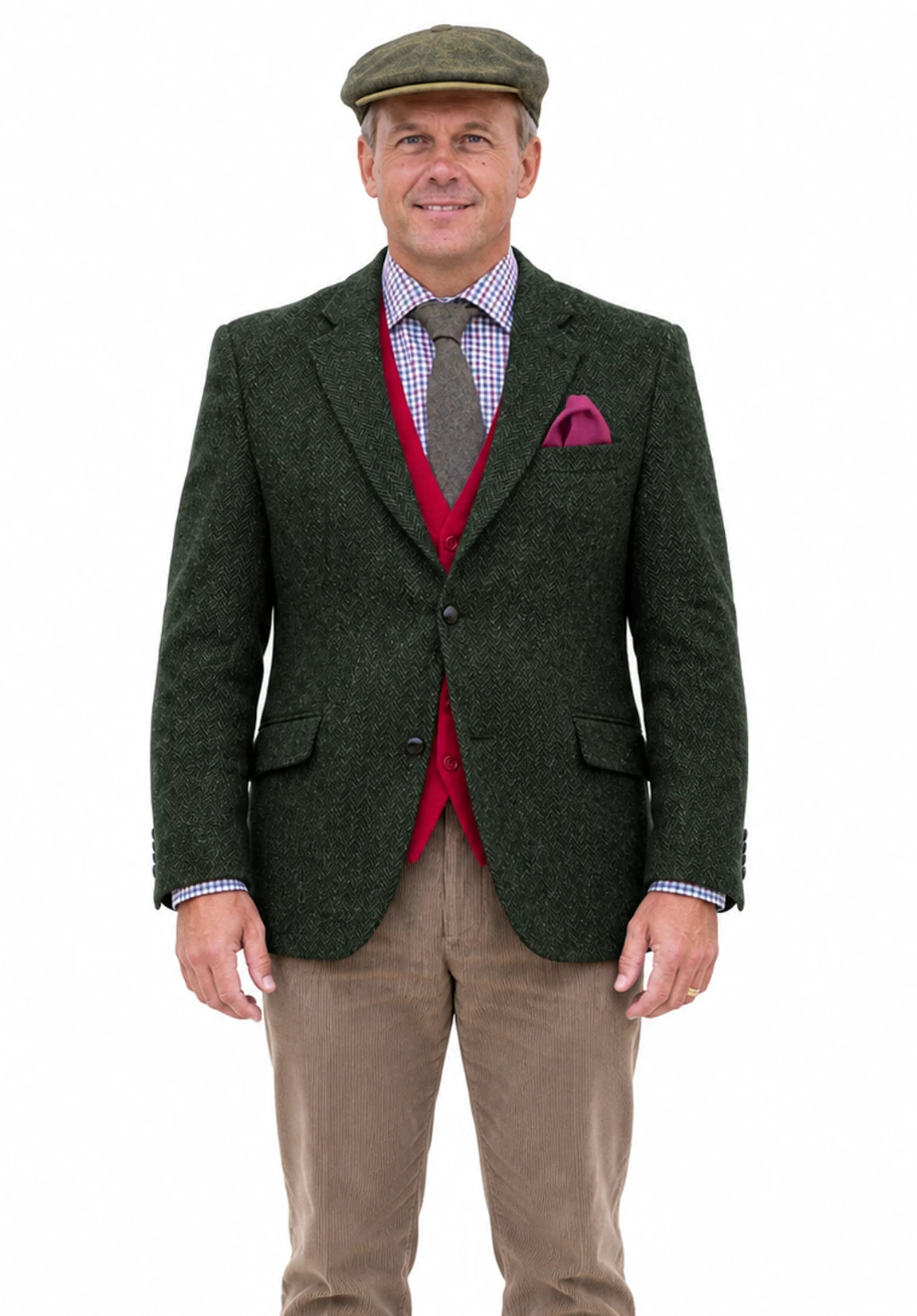 Men's herringbone jacket