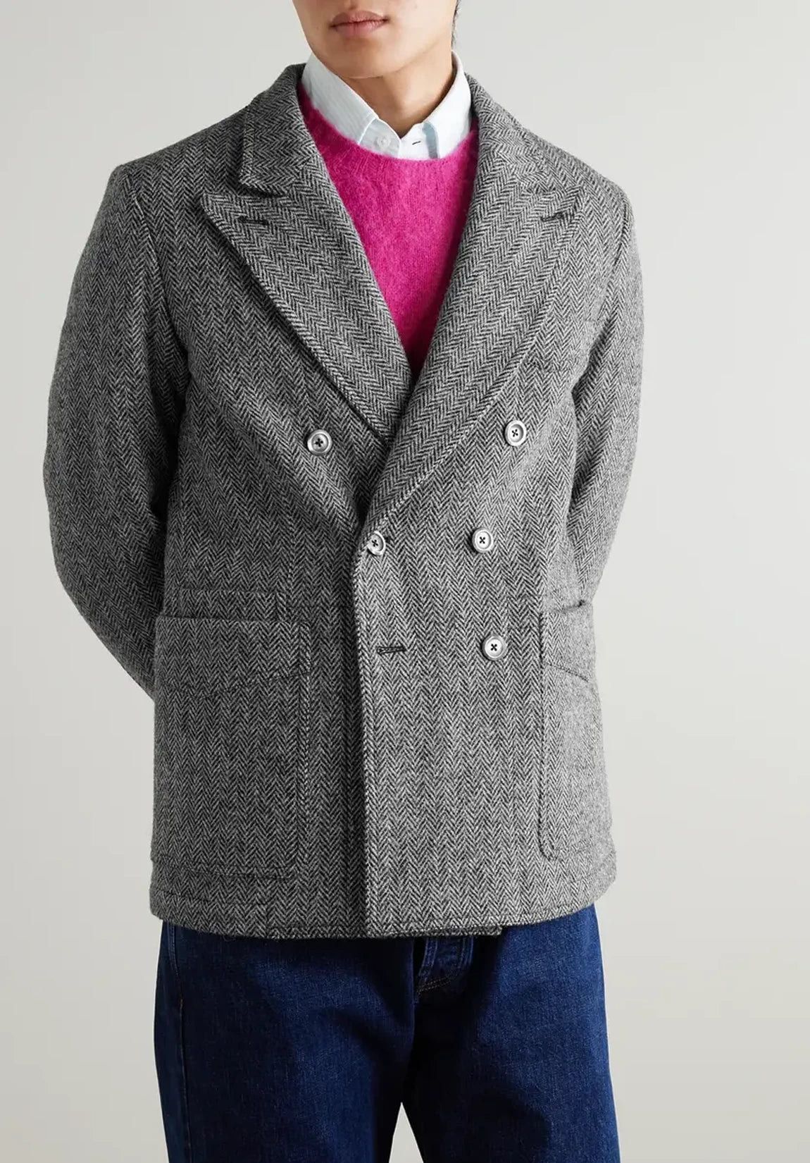 Men's herringbone jacket