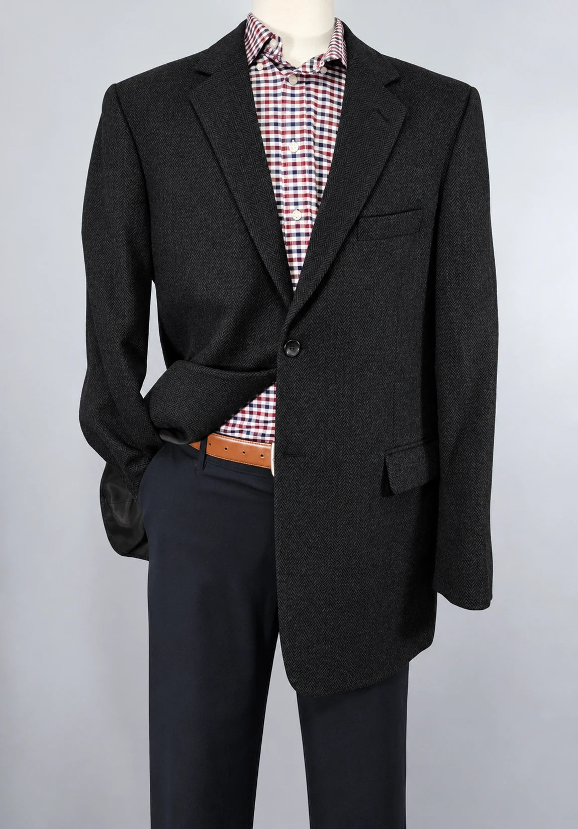 Men's herringbone jacket