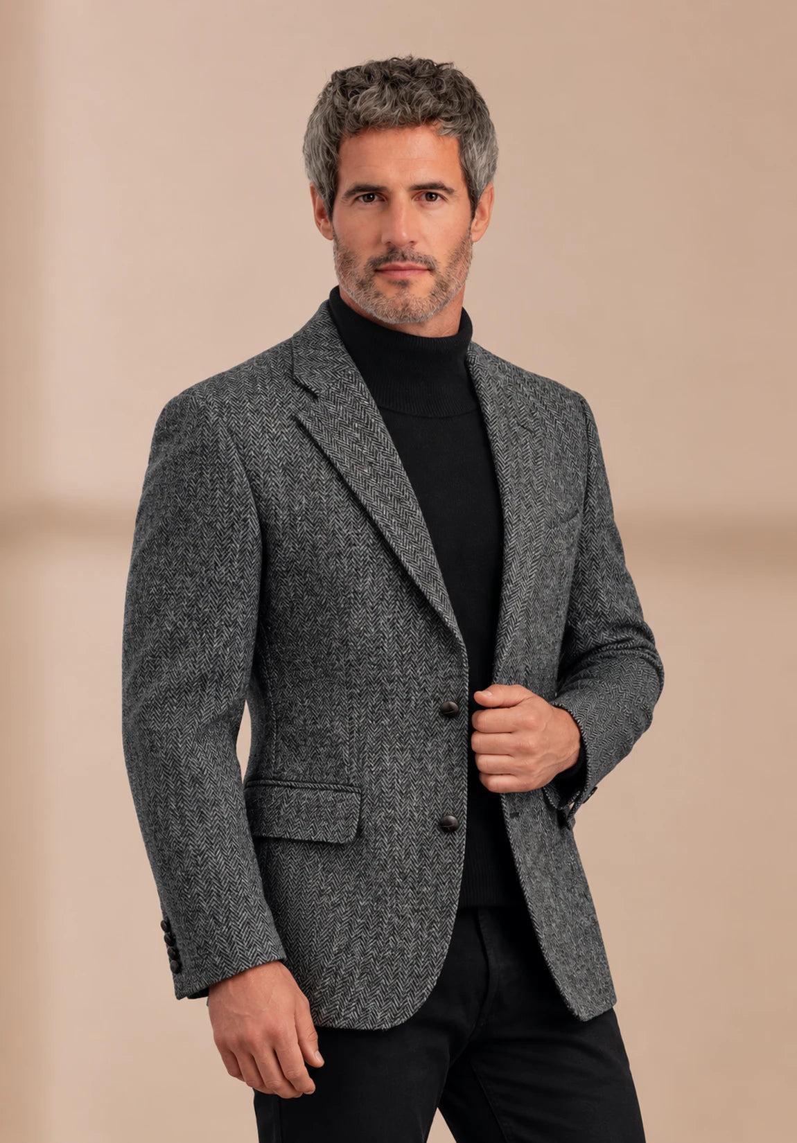 Men's herringbone jacket