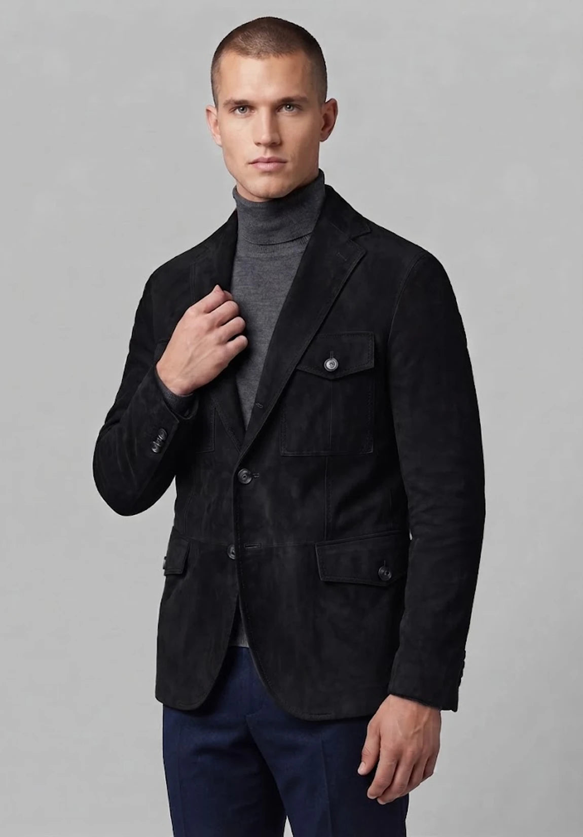 Men's suede jacket