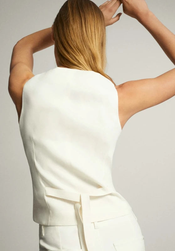 Women's ivory vest 