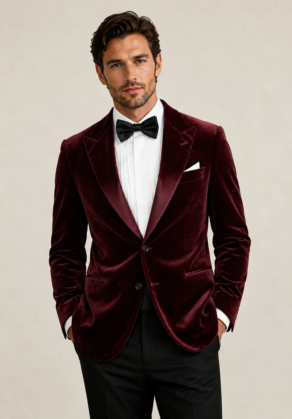 Men's velvet jacket