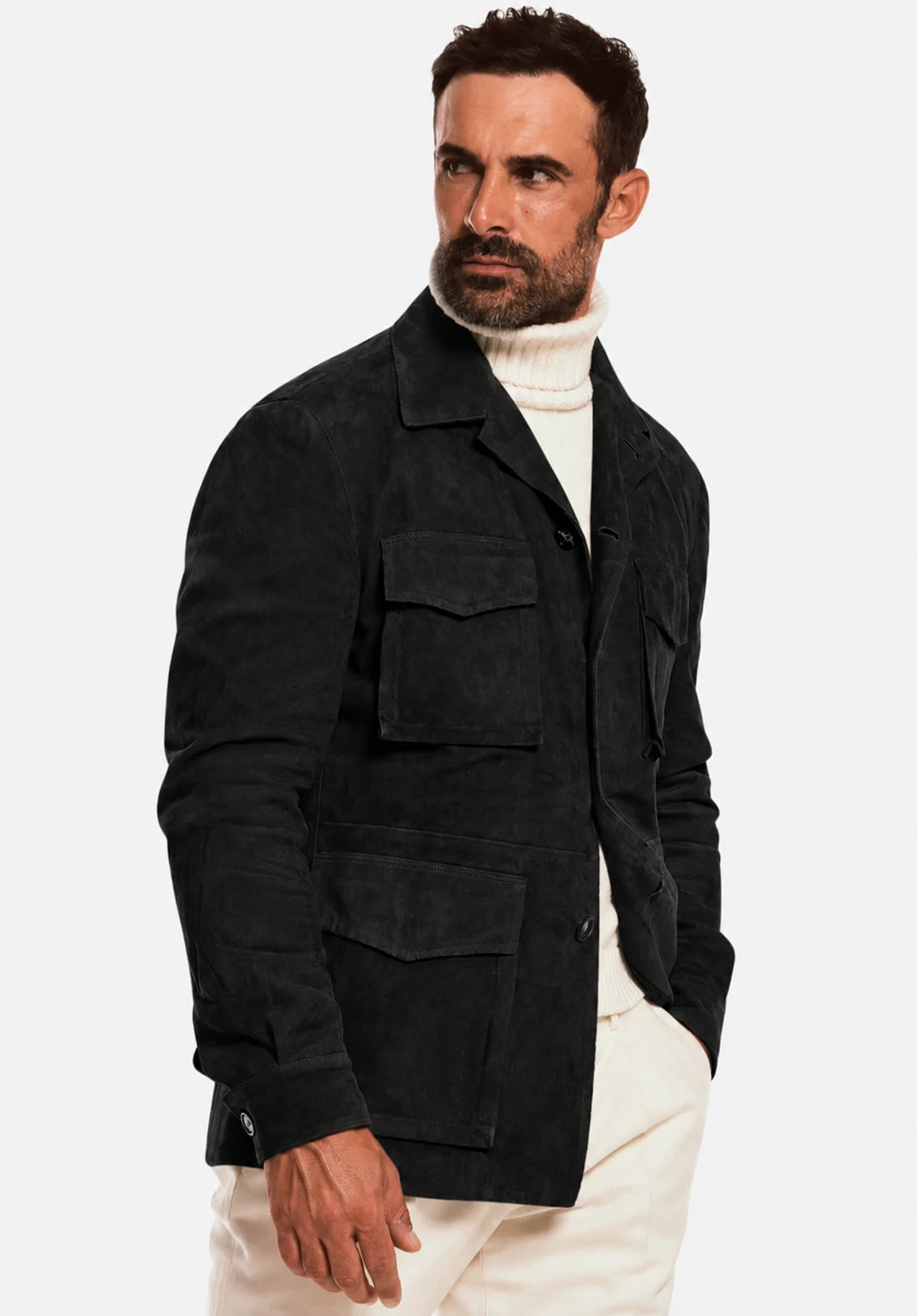 Men's suede jacket