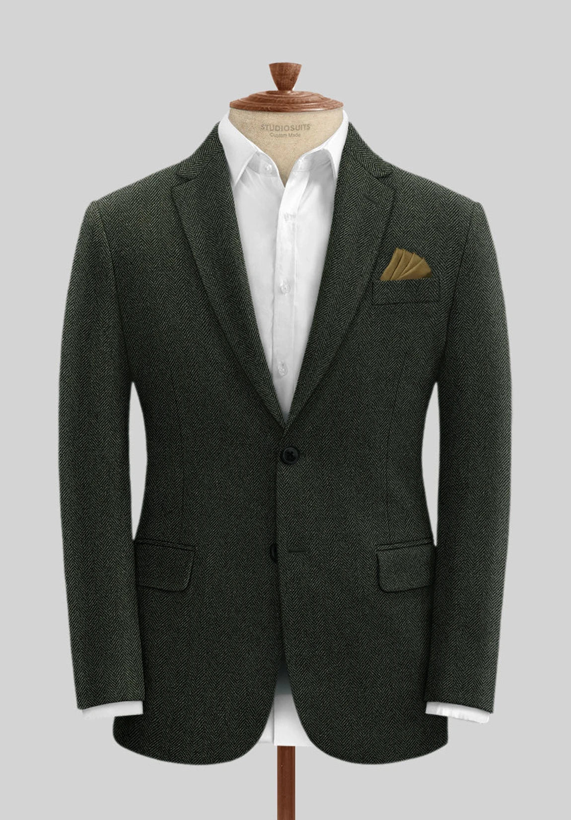 Men's herringbone jacket