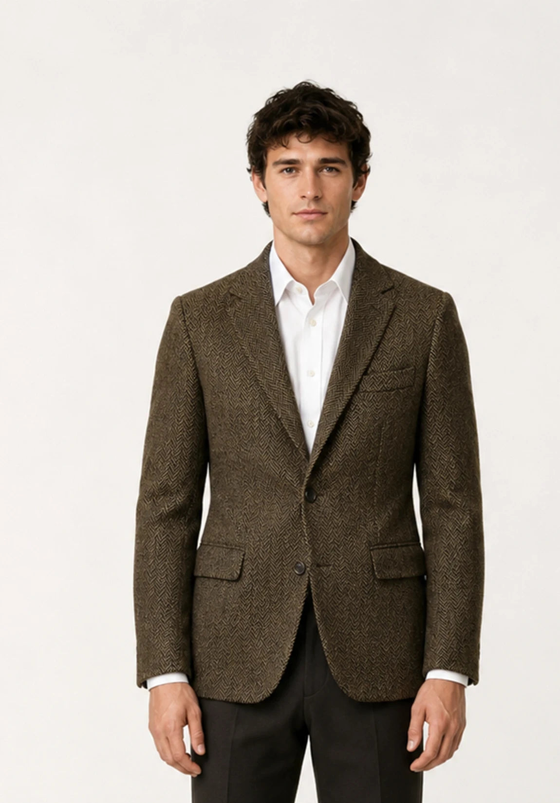 Men's herringbone jacket