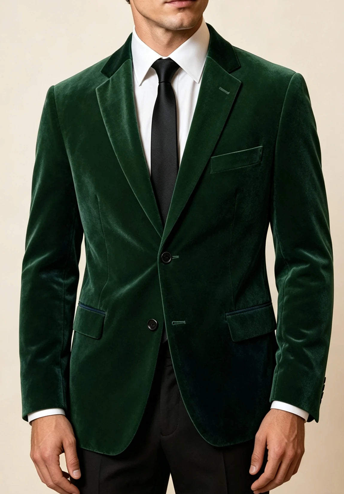 Men's velvet jacket