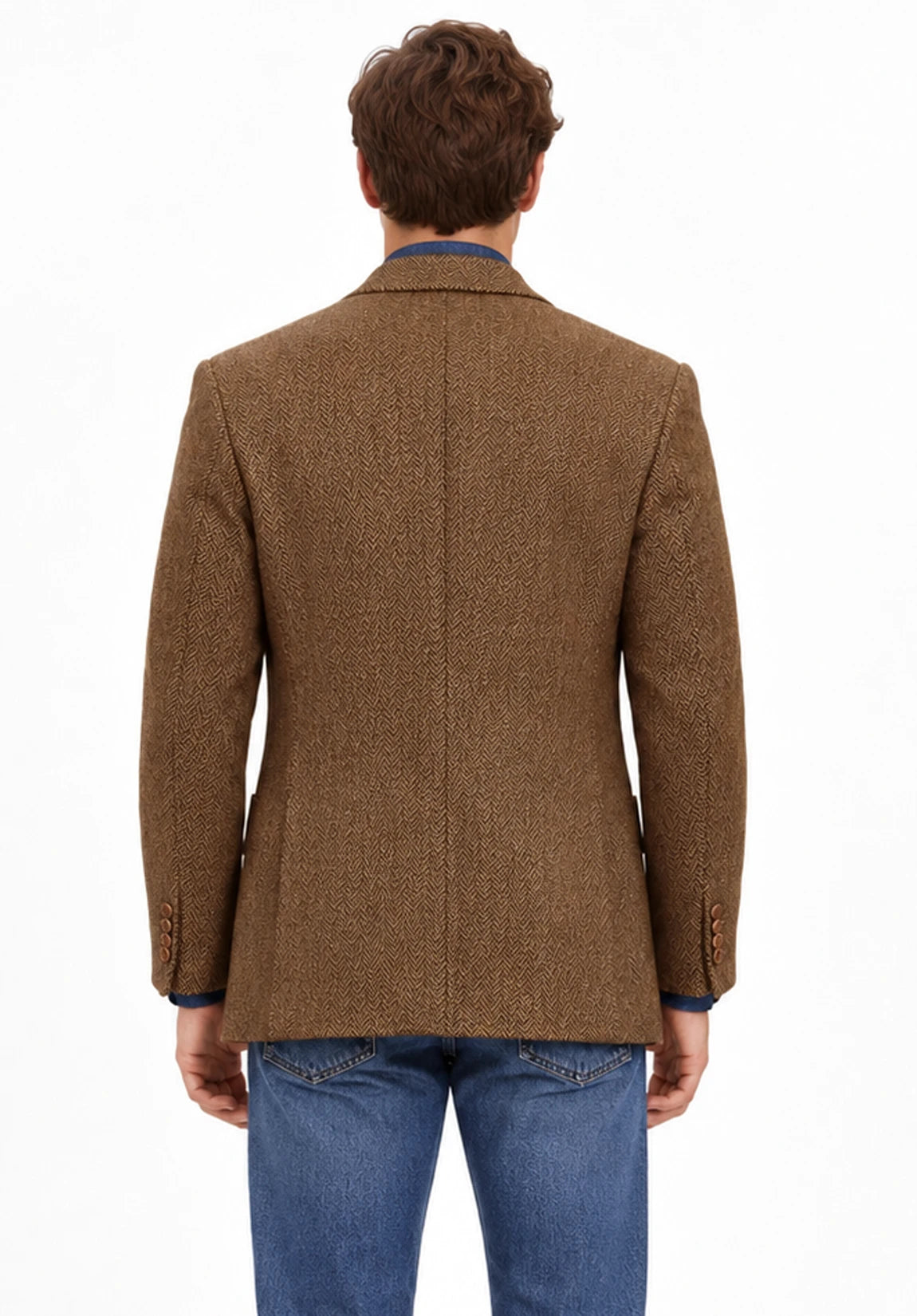 Men's herringbone jacket