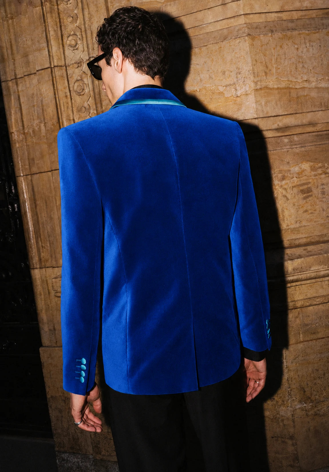 Men's velvet jacket