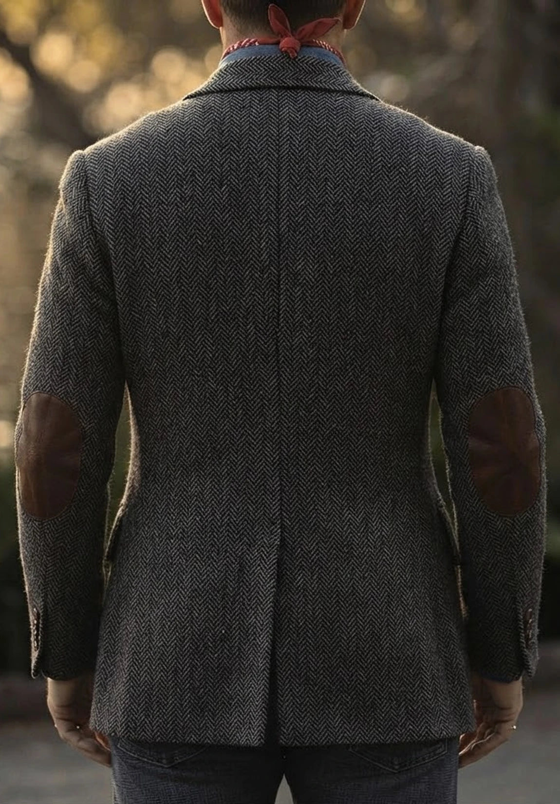 Men's herringbone jacket