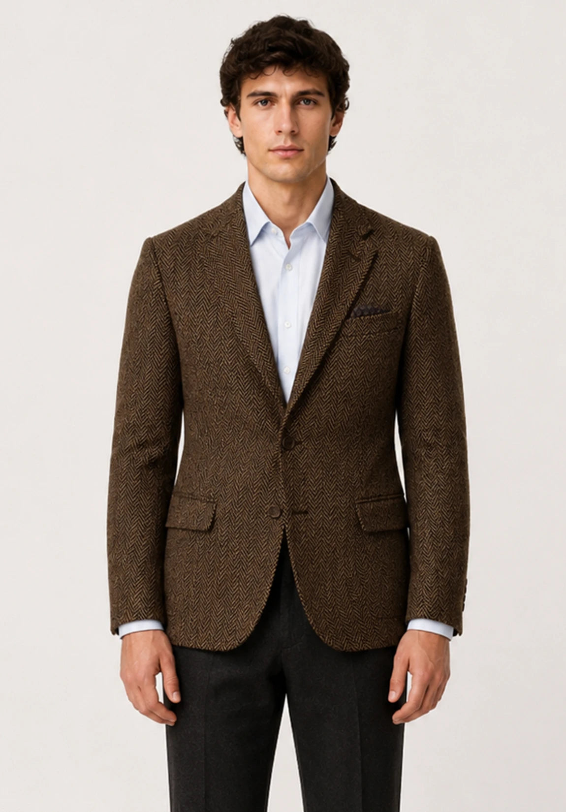 Men's herringbone jacket