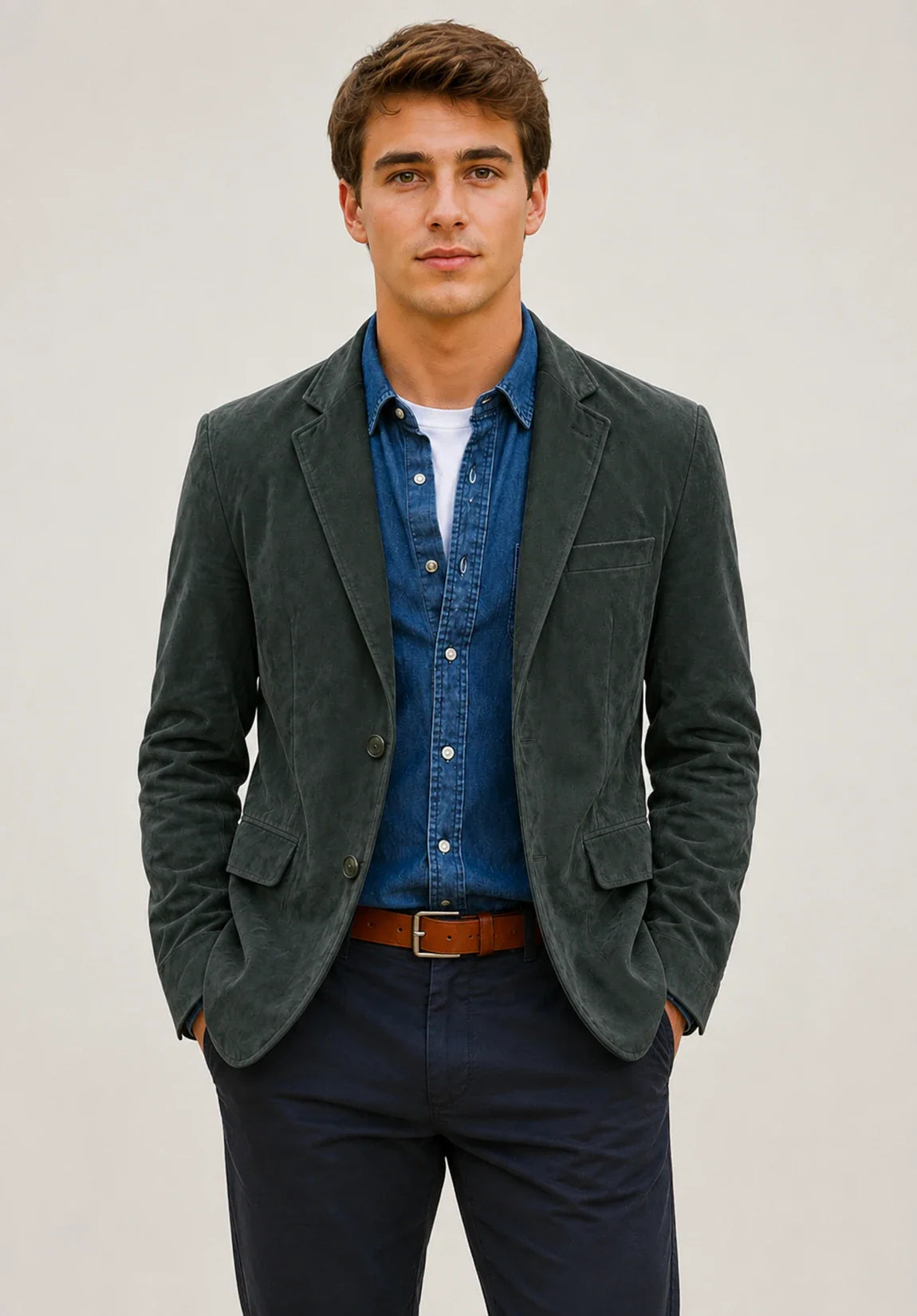 Men's suede jacket