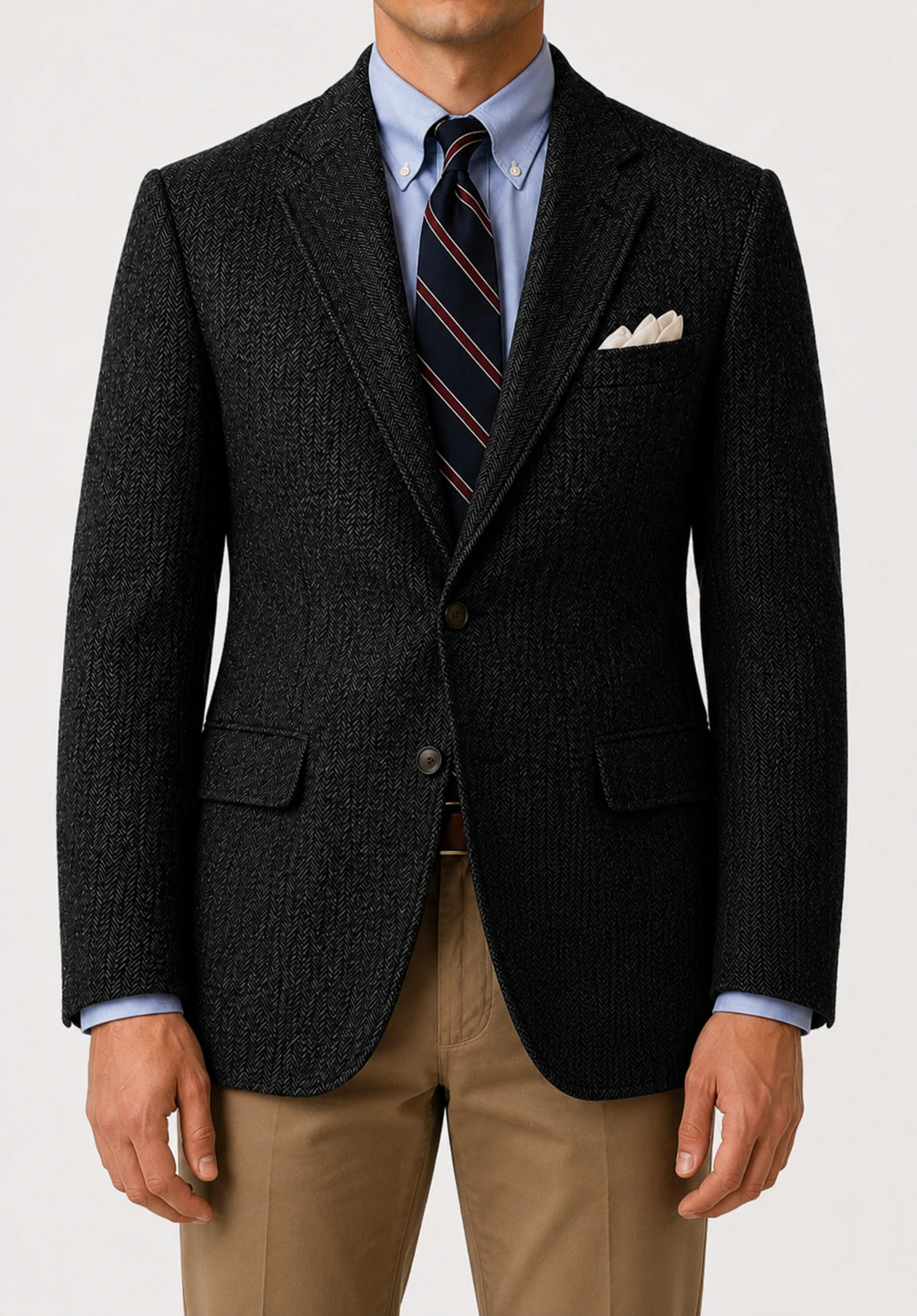 Men's herringbone jacket