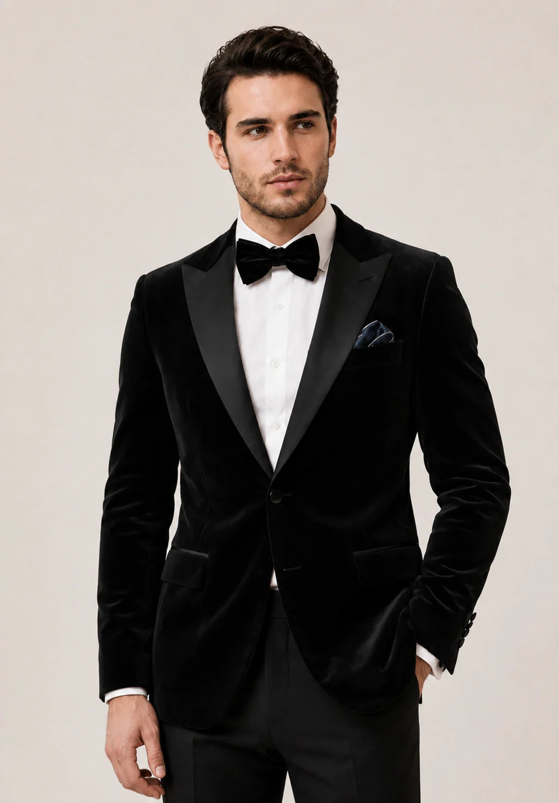 Men's velvet jacket