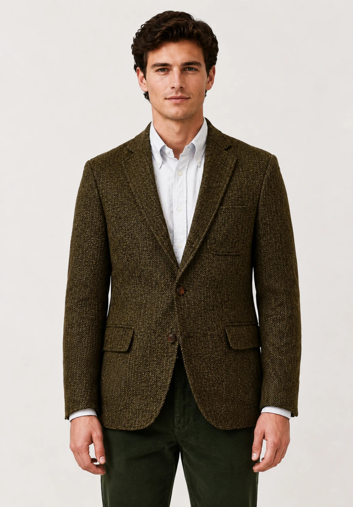 Men's herringbone jacket