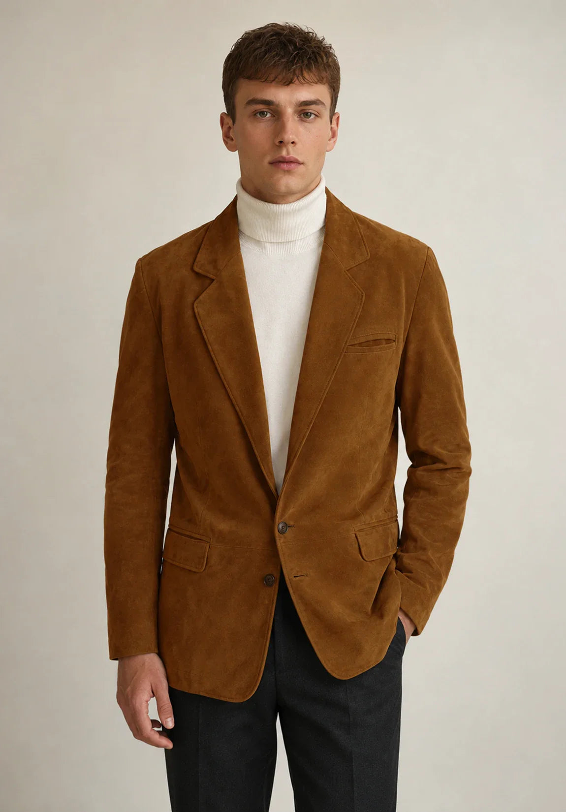 Men's suede jacket
