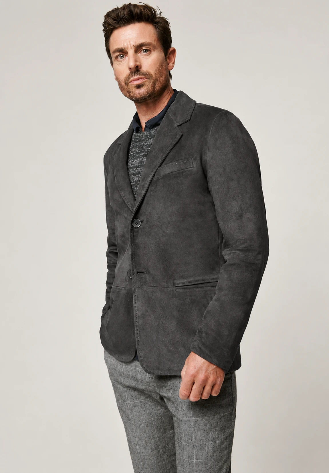 Men's suede jacket