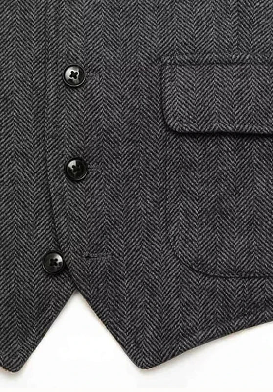Men's tweed vest
