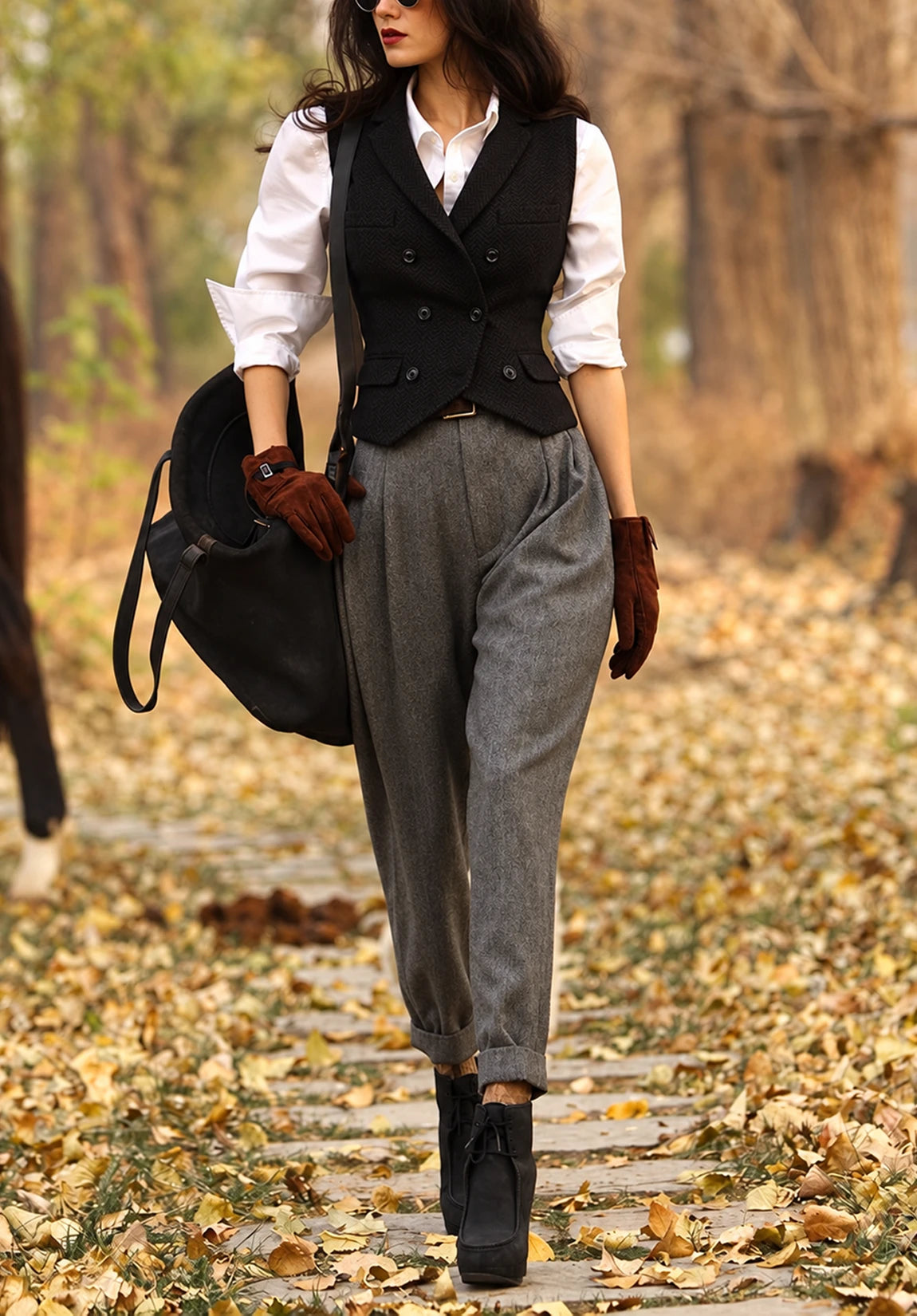 Women Tweeed Vest