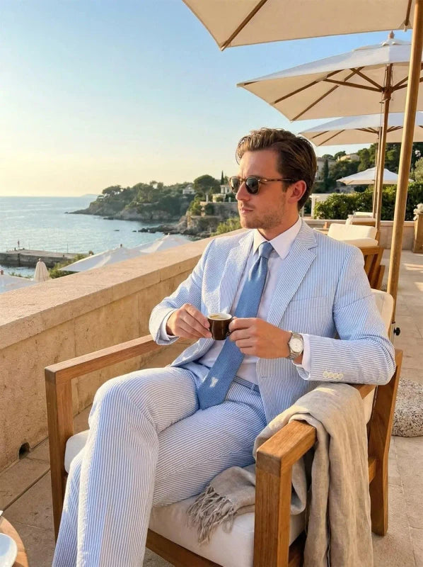 Men Linen Suit