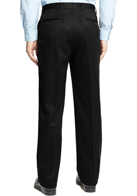 men black dress pants back view formal style