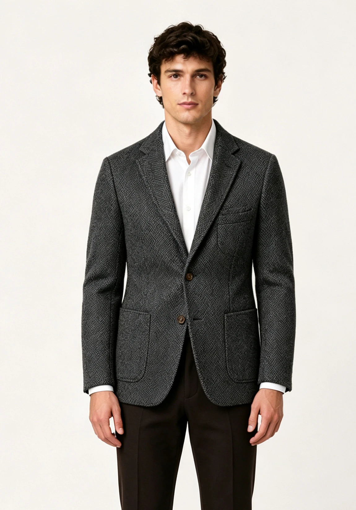 Men's herringbone jacket