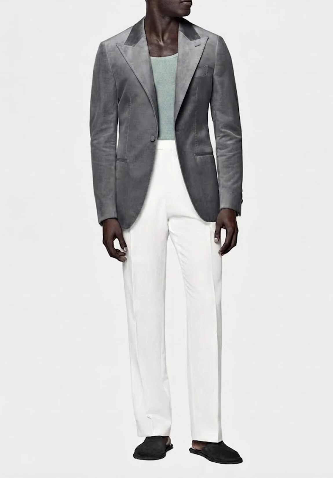 Men's velvet jacket
