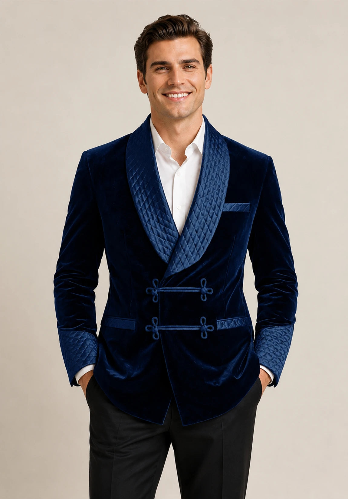 Men's velvet jacket