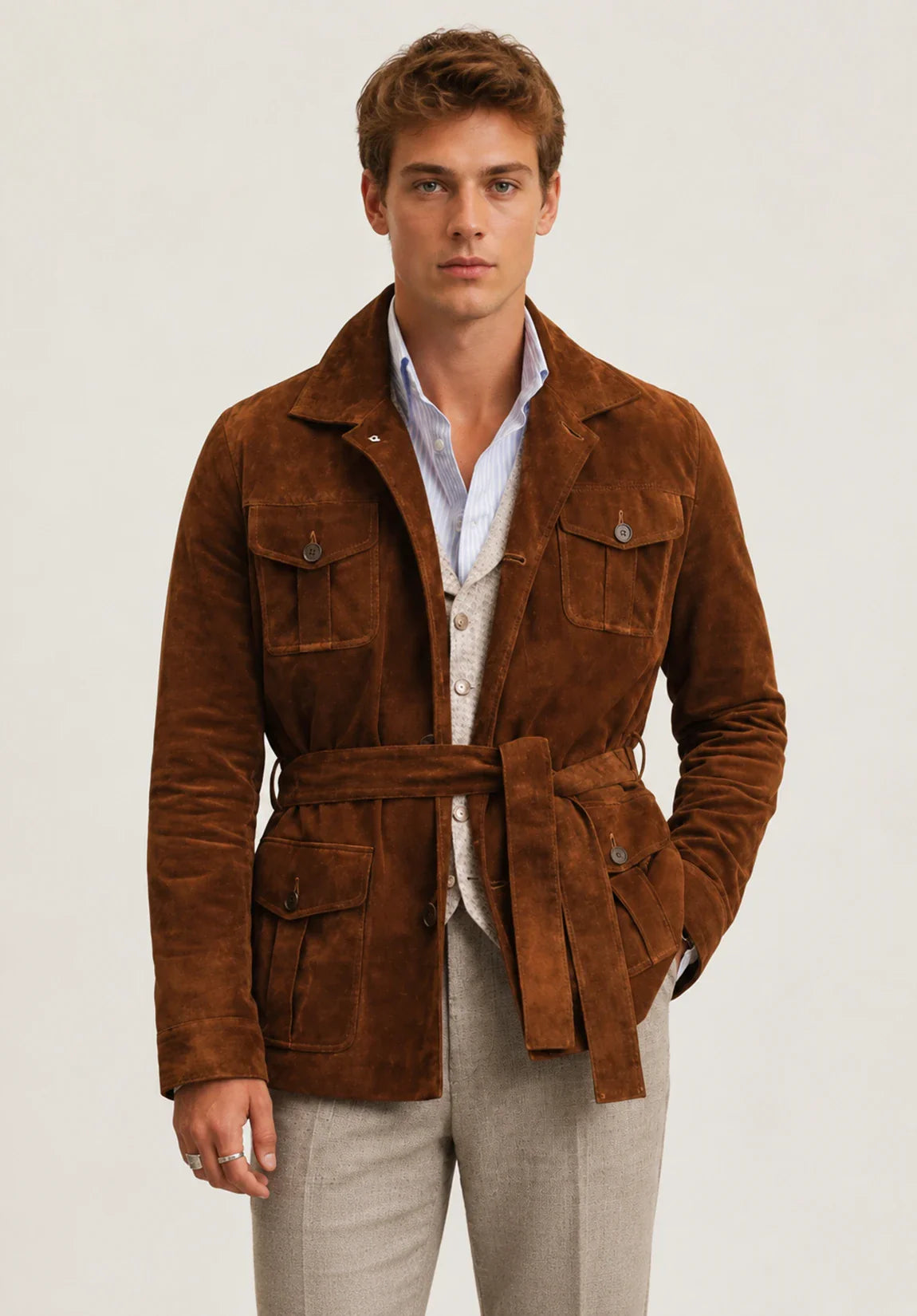 Men's suede jacket
