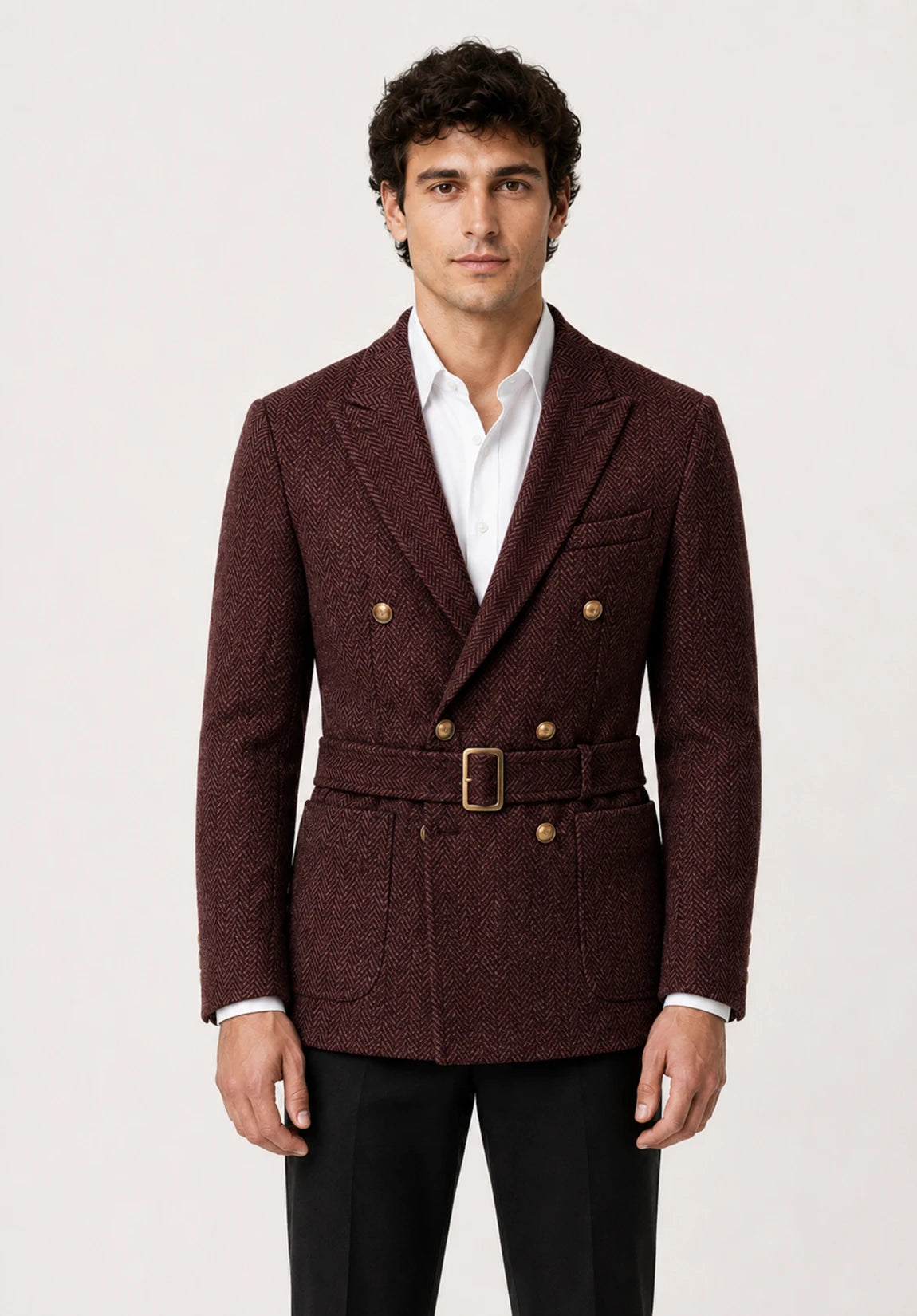 Men's herringbone jacket