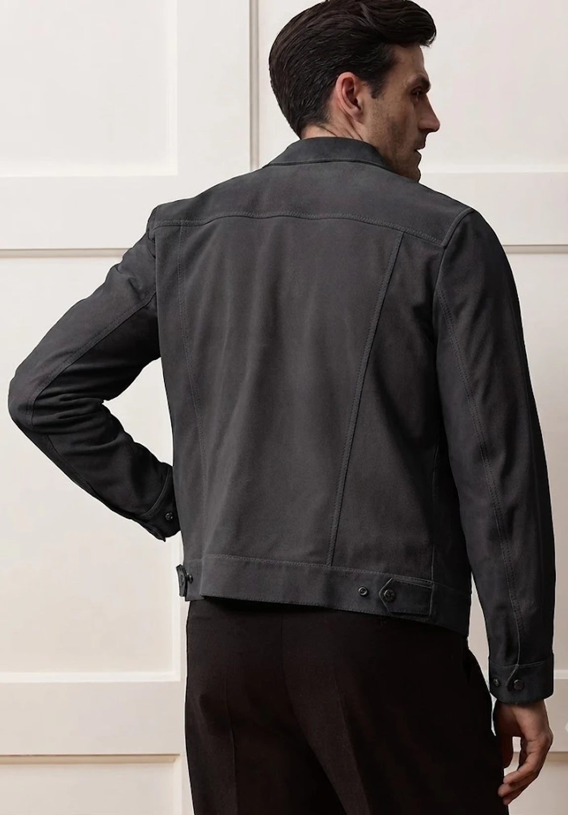Men's suede jacket