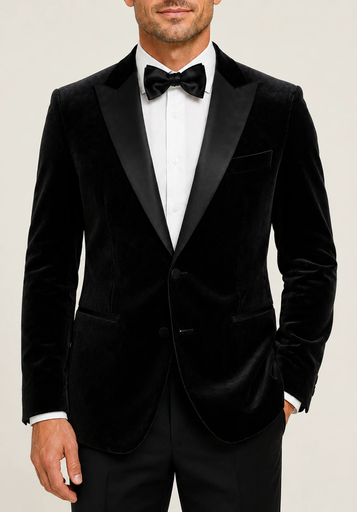 Men's velvet jacket