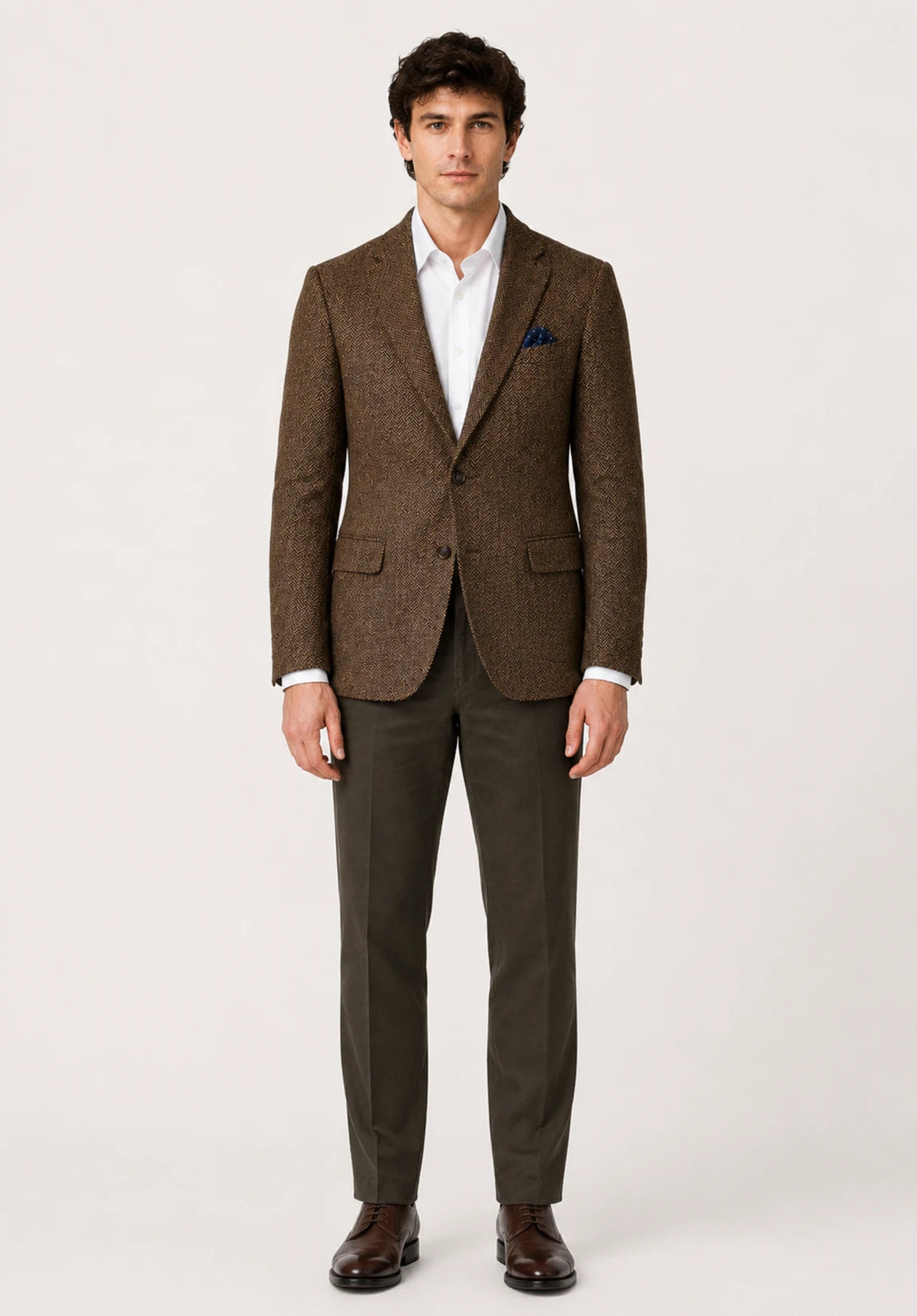 Men's herringbone jacket
