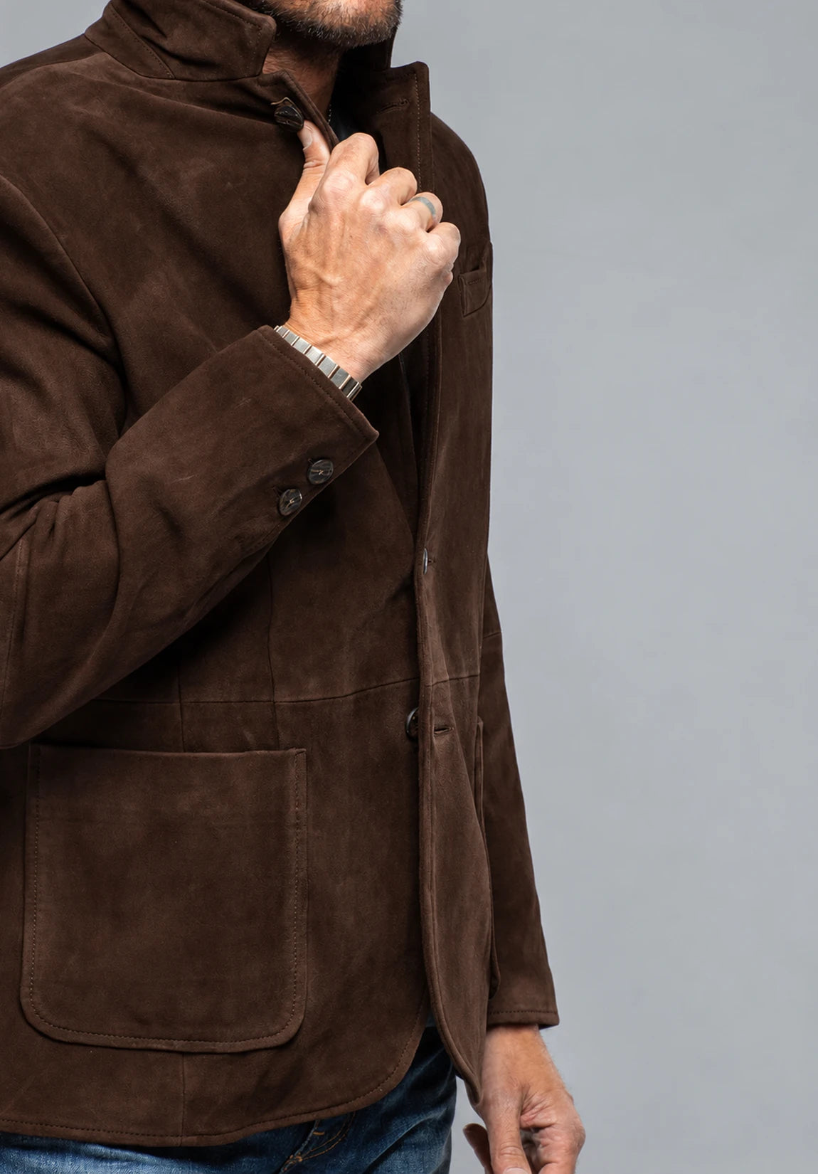 Men's suede jacket
