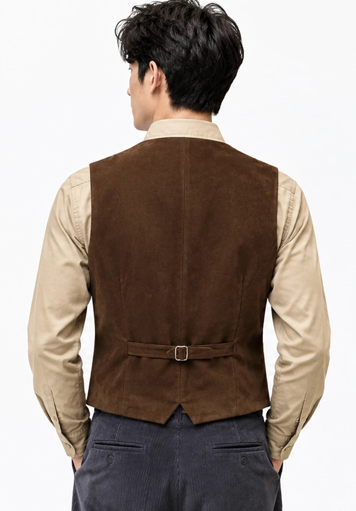 Men's suede vest