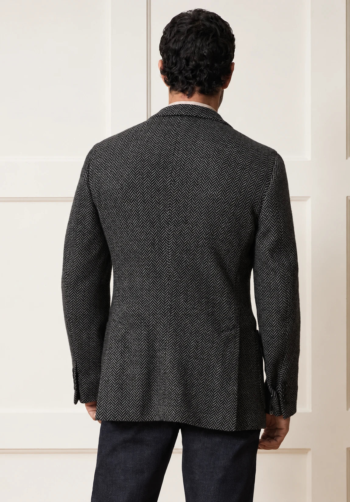 Men's herringbone jacket