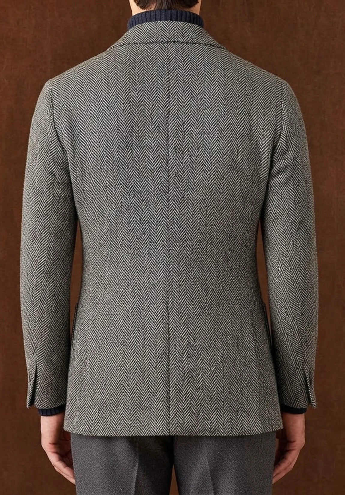 Men's herringbone jacket