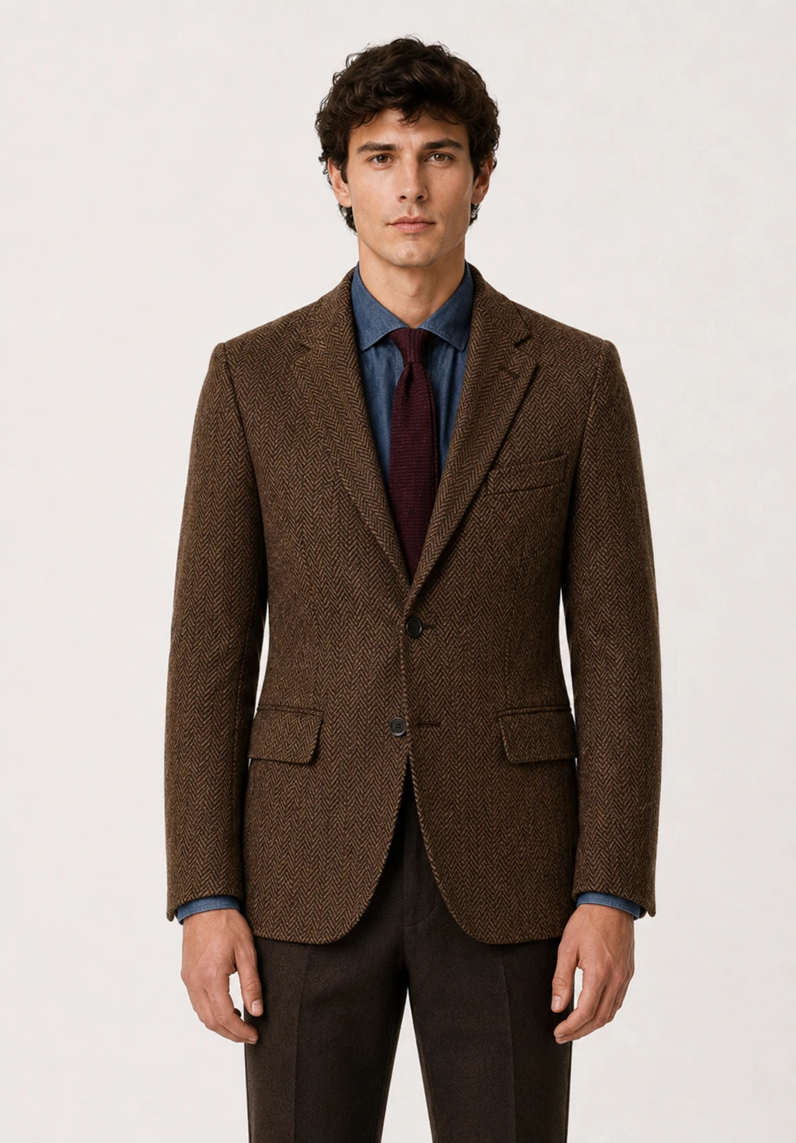 Men's herringbone jacket