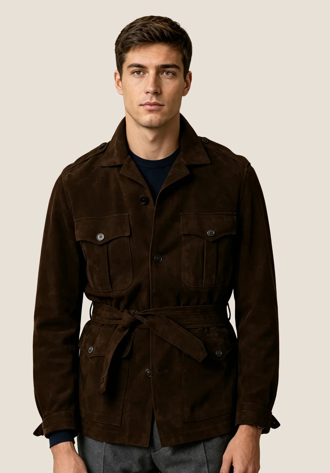 Men's suede jacket