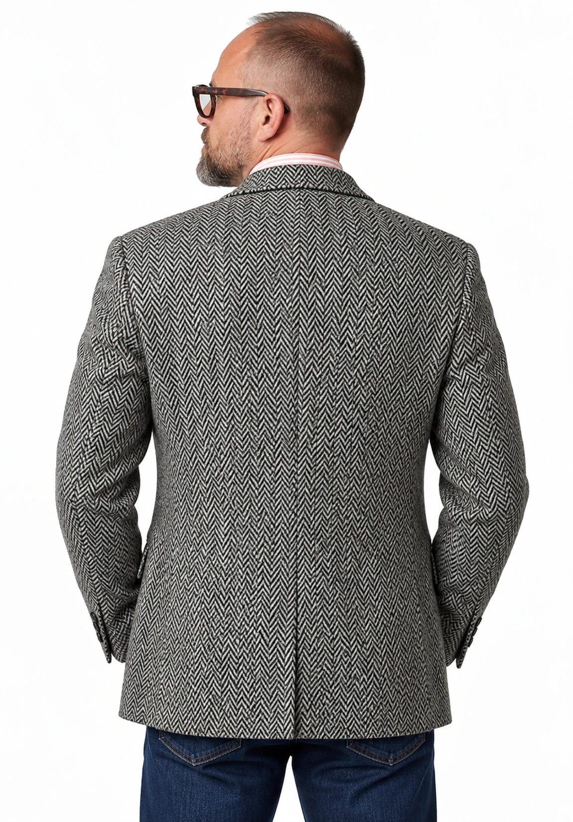 Men's herringbone jacket