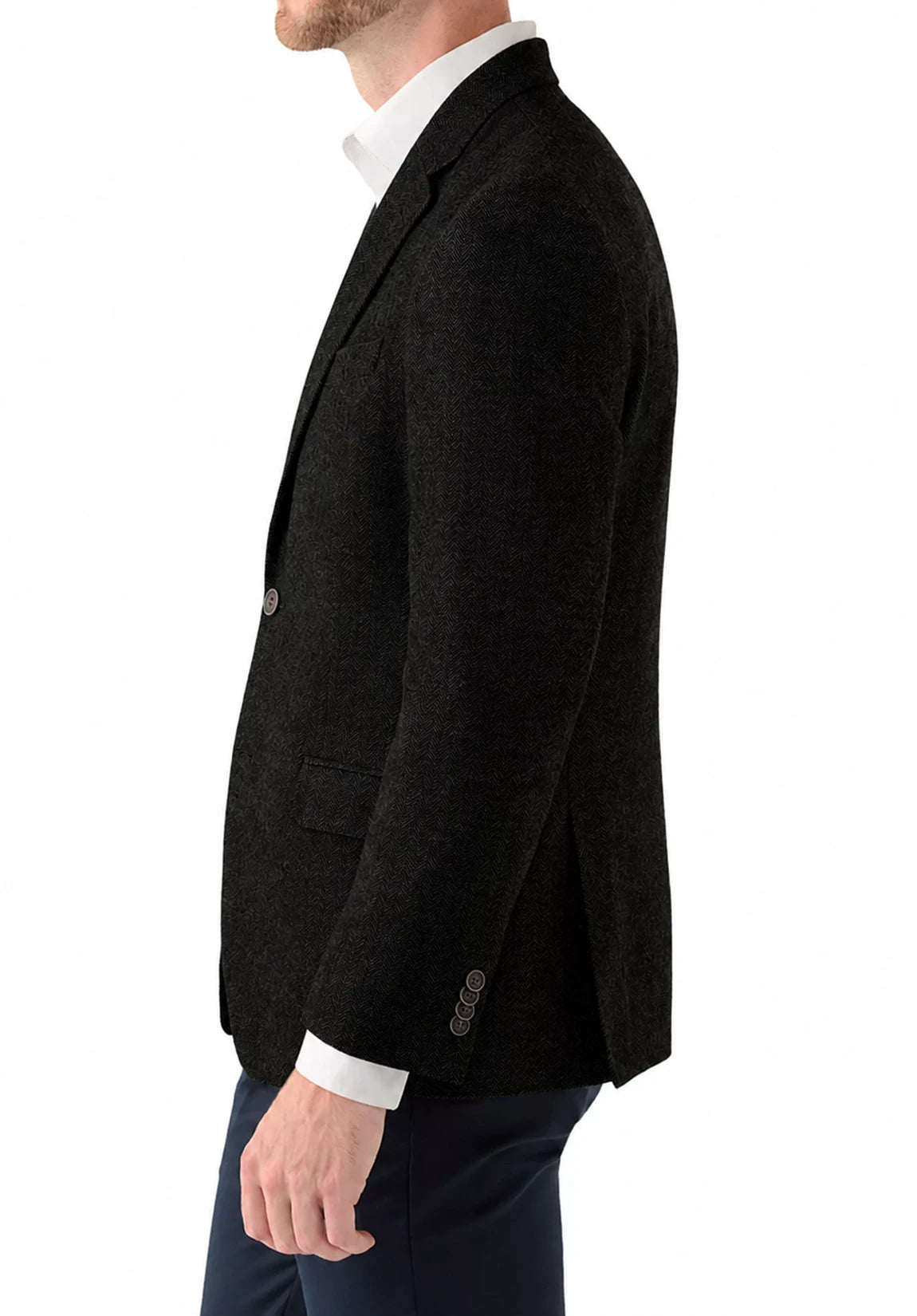 Men's herringbone jacket