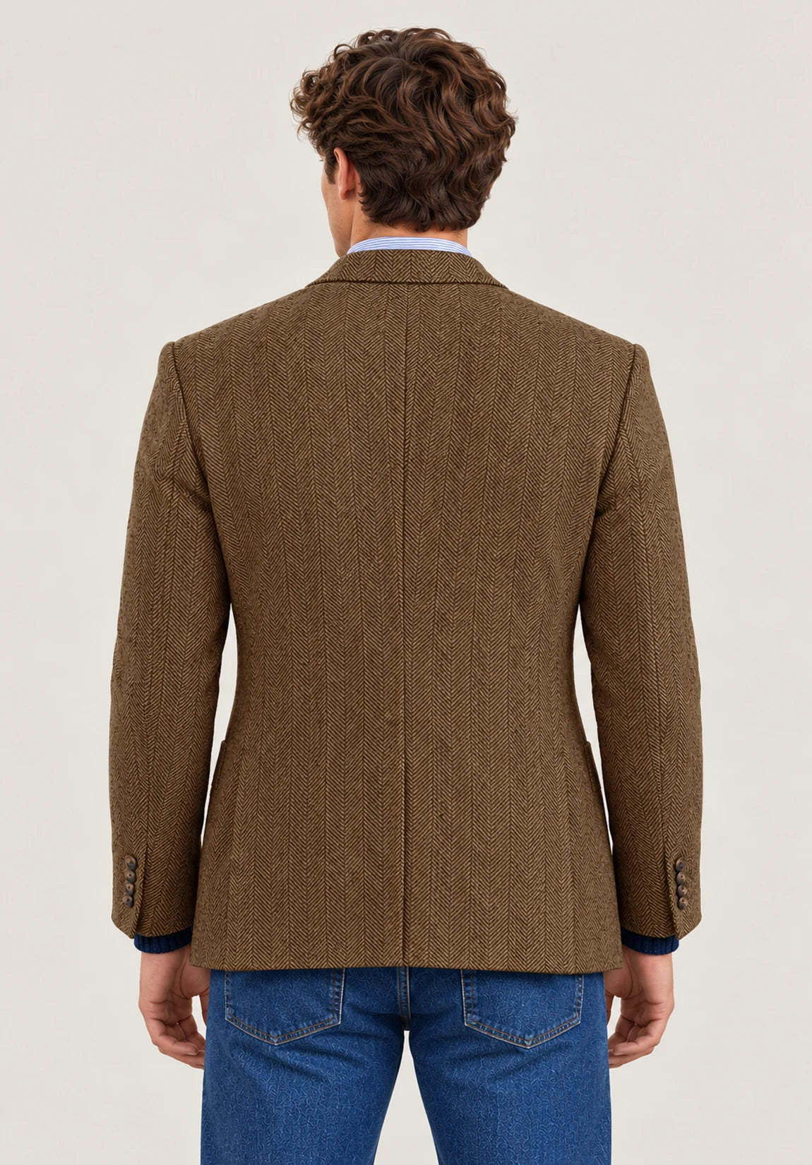 Men's herringbone jacket