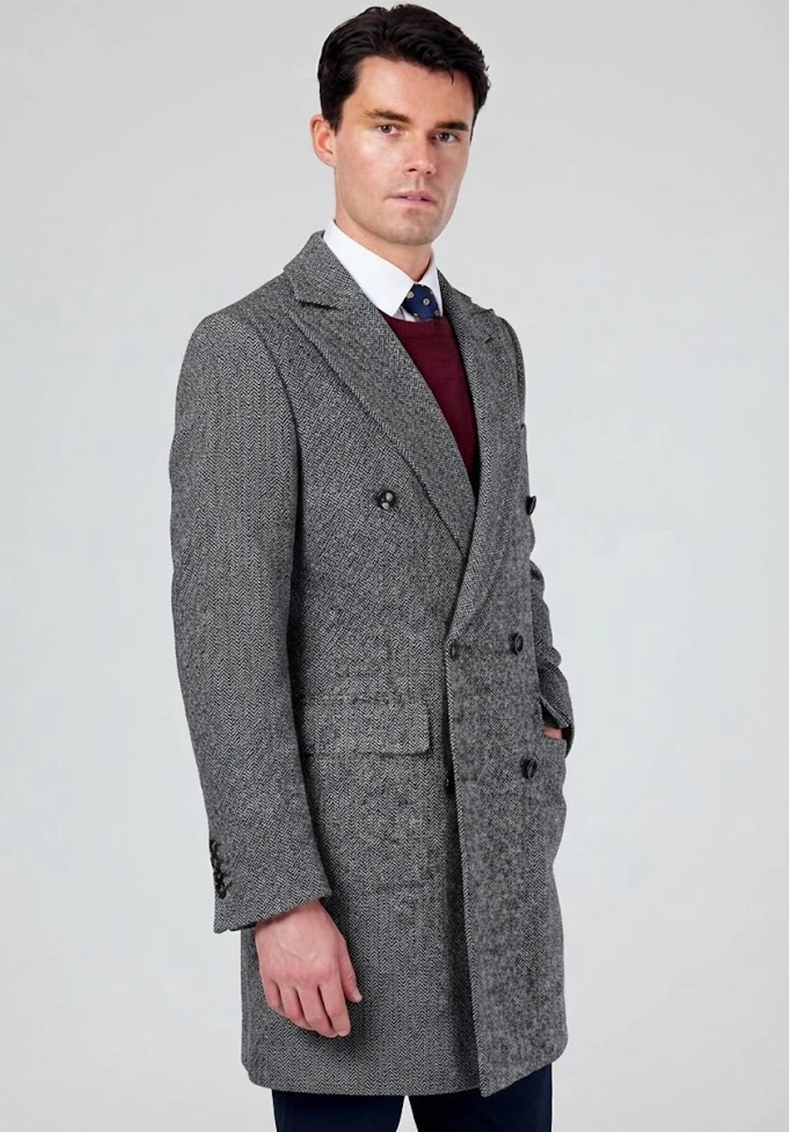 Men's herringbone jacket