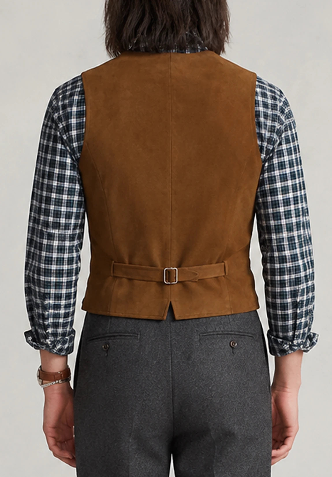 Men's suede vest