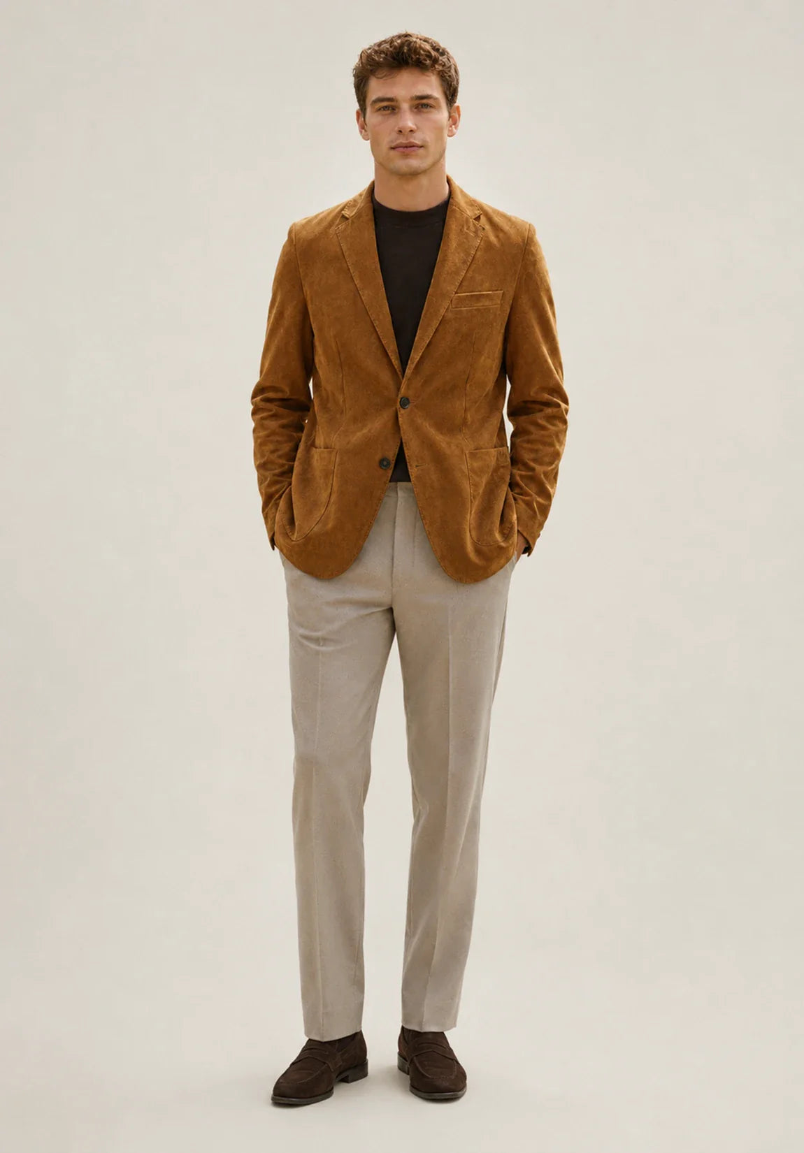 Men's suede jacket