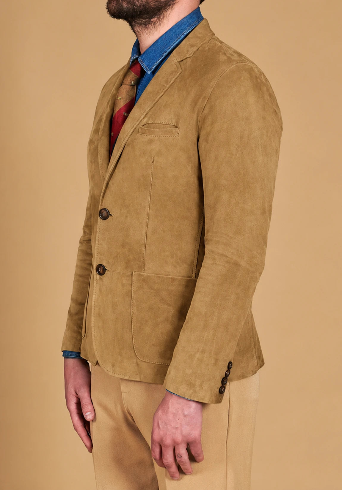 Men's suede jacket